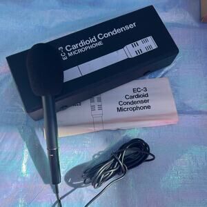 ─୨ৎ─ Japanese Vintage Superscope EC-3 Cardioid Condenser Microphone (2F-DV)